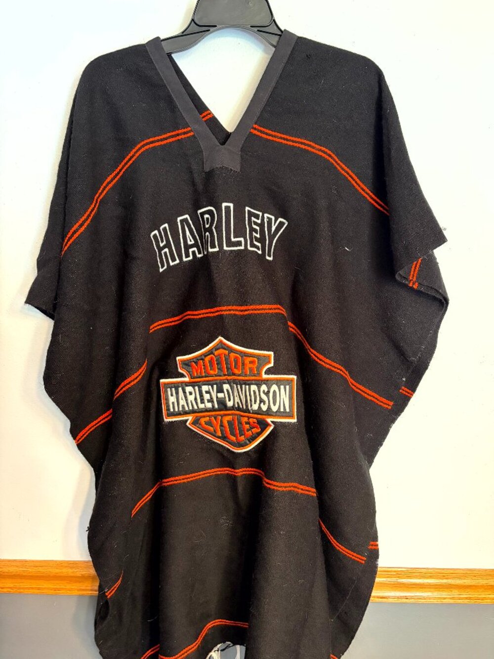 Harley Davidson Motorcycle Poncho One Size